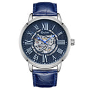 OULM 3688 Genuine Leather Automatic Mechanical Watch Business Style Male Wrist Watch