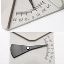 2pcs Eyeglasses Angle Ruler Measuring Tool Protractor Pantoscopic Angle Meter