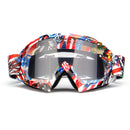 Skiing Goggles Snowboard Ski Eyewear Anti-UV Glasses For Motorcycle Motocross Lens