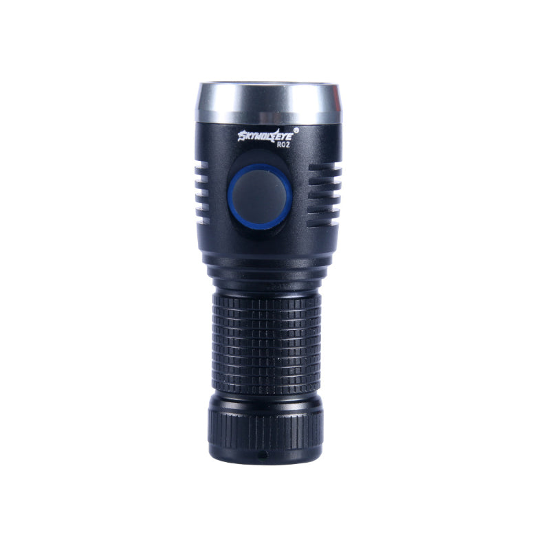 SKYWOLFEYE 300 Lumens Flashlight 16340 Battery 3 Modes LED Work Light  USB Rechargeable Emergency Lantern