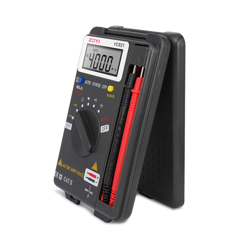 ZOYI VC921 Mini Multimeter Pocket Tester Portable Digital Autoranging 4000 Counts AC DC Voltmeter Ohm Capacitance Meter Mini
