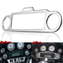 Trim Ring Stereo Accent Cover For Harley Davidson Electra Street Glide Touring Chrome