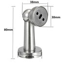 Silver Stainless Steel Magnetic Catch Door Stopper with Parts Accessories