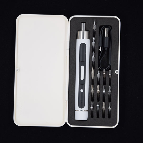 Tonfon 4V Cordless Precission Electric Screwdriver Magnectic Screw Bits USB Multi-used Screw Driver DIY Electronics Repair Tool