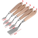 5pcs Painting Cutter Oil Painting Palette Cutter Spatula Paint Art for Thick Paint Application Tools