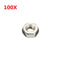 Suleve M3SN1 100Pcs M3 Stainless Steel Hexagon Nut Hex Screw Bolts Nut 3mm
