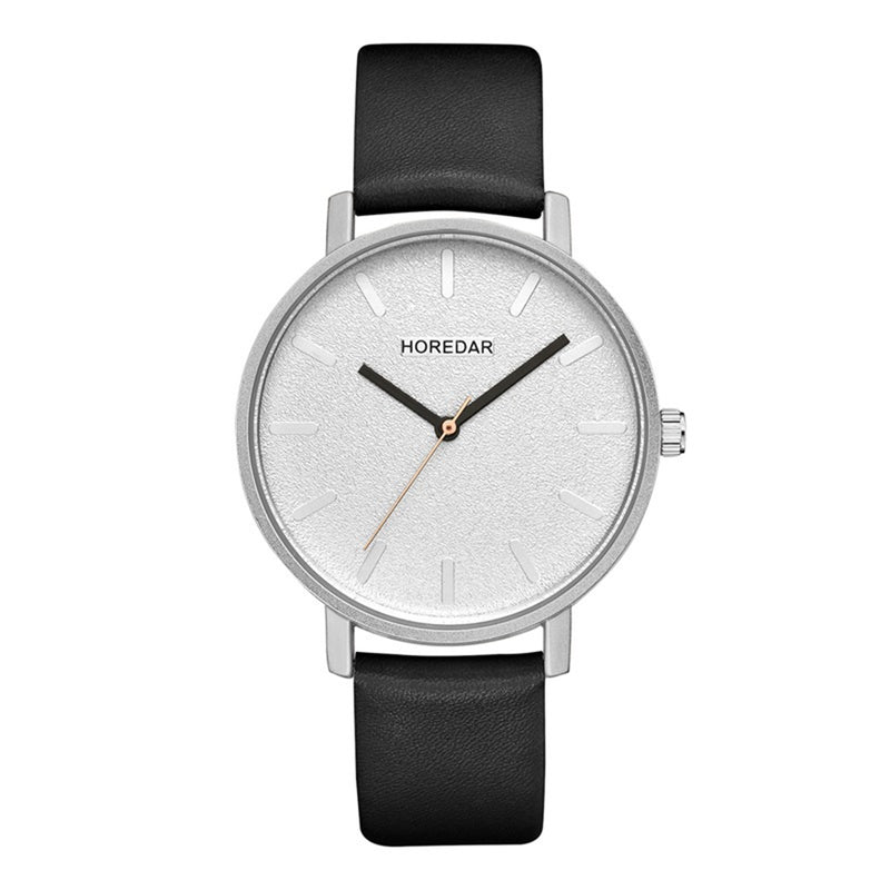 HOREDAR 844 Simple Design Women Wrist Watch Classic Leather Strap Quartz Watches