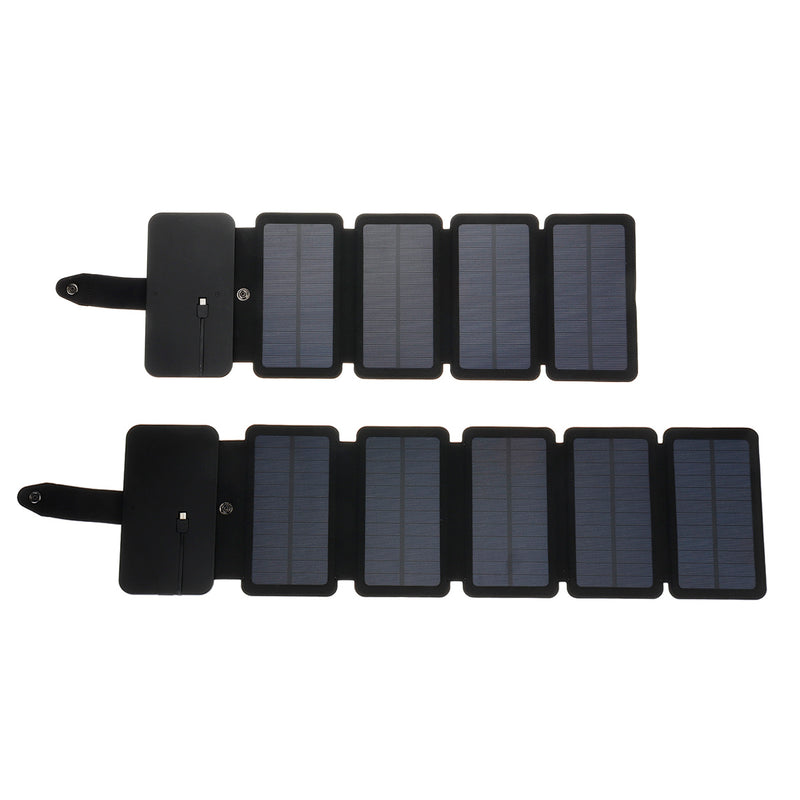 Solar Charger Foldable Solar Panel Cells 5V 6W/8W Portable Solar Mobile Battery for Traveling Camping Hiking