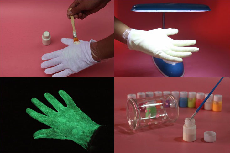 DIY Graffiti Paint Luminous Tape Painted Waterborne Noctilucan Pigment Acrylic Glow in the Dark Par