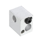 BP6 Sliver Aluminum Heating Block M6 Screw Thread for 3D Printer