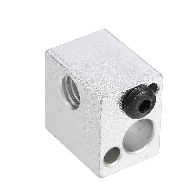 BP6 Sliver Aluminum Heating Block M6 Screw Thread for 3D Printer
