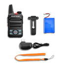 Baofeng T99 Mini Ultra Thin Radio Walkie Talkie USB Charging Flashlight Civilian Intercom