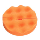 5pcs 5inch Polishing Pad Set Waxing Disc Wave Sponge Drill Adapter Wool Ball
