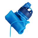 500ML Foldable Hydration Silicone Water Bottle Portable SoftKettle Bottle for Gym Running Hiking Biking
