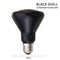 6CM E27 Black Shell Thickened Ceramic Emitter Heat Light Bulb Lamp for Reptile Pet Brooder AC220V