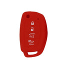 4 Button Silicone Fob Remote Key Case Cover for Hyundai Santa Fe XL