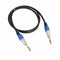 3 Meters 6.35mm Copper Clad Aluminum Wire Guitar Cable Audio Cable for Electric Guitar Bass Keyboard