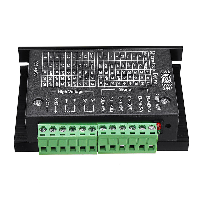 Updated Version of TB6600  4A 9~40V 42/57/86 32 Segments Microstep Stepper Motor Driver Controller
