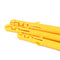 10mm x 80/100mm Yellow Croaker Plastic Expansion Bolts Expansion Tube Self-Tapping Screw for Door Window Frames Cabinet Fixing