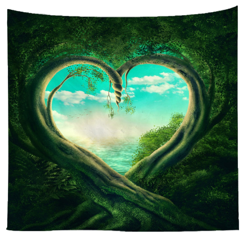 Polyester Fancy Moon Light Tapestry Throw Mat Yoga Rug Wall Hanging Home Decor Art Crafts
