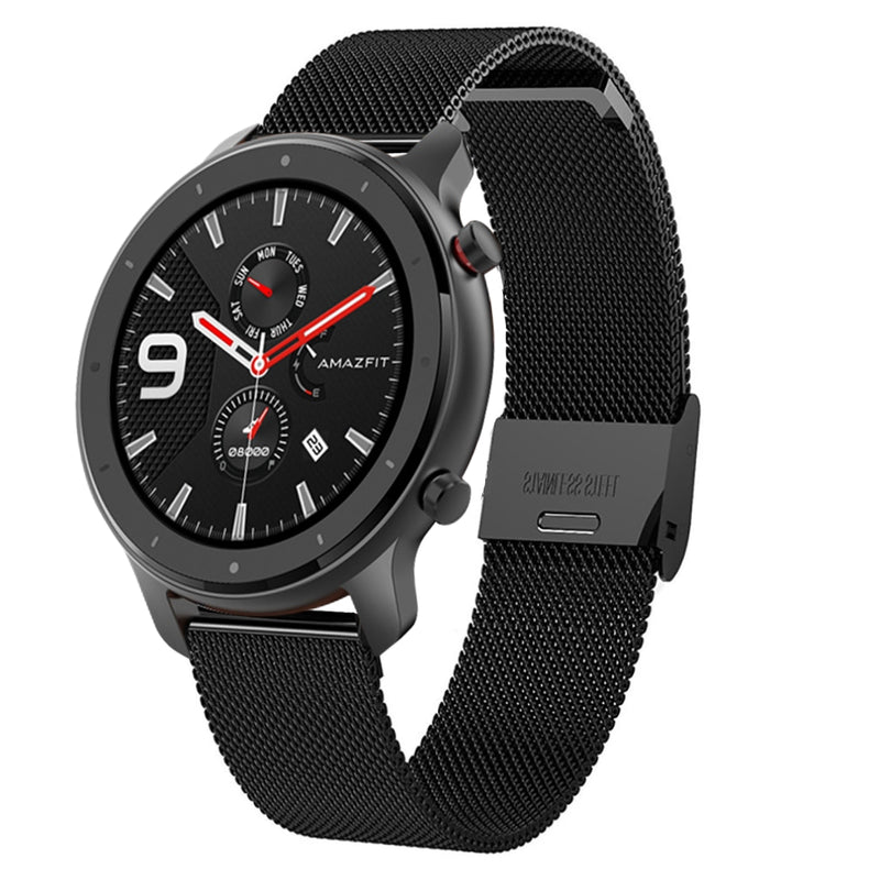 Bakeey Stainless Steel Watch Band Business Style Watch Strap for Amazfit GTR Smart Watch