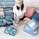 Honana HN-TB37 6Pcs Set Travel Luggage Storage Bag Portable Suitcase Clothes Organizer