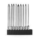 Broppe 9pcs 100mm Magnetic Long Hex Cross Head Screwdriver Bits