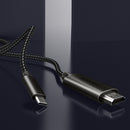 USAMS Type C to High Definition Multimedia Interface 4K HD Adapter Male Female Jack Audio TV Data Cable for Huawei Xiaomi Mi9 Oneplus S10