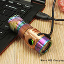 Astrolux S42S Colored 4xNichia 219C/XP-G3 2023LM Rechargeable Mini LED Flashlight