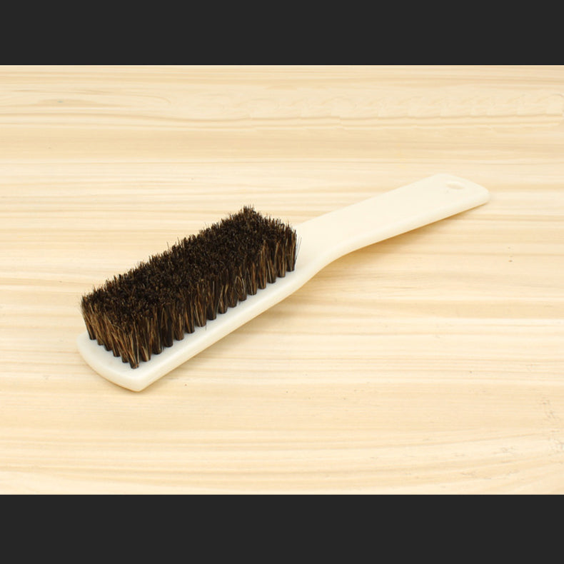MYTEC 4/6row Pig Bristle Brush Collectables - Autograph Tools for Maintenance Cleaning Walnut Bristle Brush Polishing and Oil Brush Tool