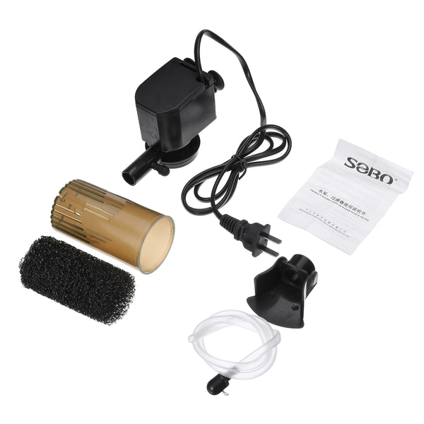 800L/H-2800L/H Aquarium Internal Filter Air Pump Submersible Fish Tank Filtration Water Pump