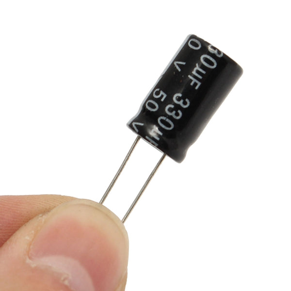 360pcs 15 Value 50V Electrolytic Capacitor 1UF-2200UF Assortment Kit