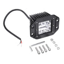 5Inch Flush Mount LED Work Light Pods Combo Beam IP68 9-32V 48W 2400LM 6500K 1PCS