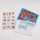 Mushroom Nail 296 Creative Children's Intelligence Combination Spell Inserting Board Toy Puzzle Building Blocks Early Education Puzzle Boxed