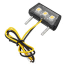Universal Motorcycle LED License Plate Lights 3 Colors For Honda/Kawasaki/Yamaha/Suzuki