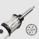 JIMI 13 In 1 Telescopic Rod Screwdriver Household Multifunction Rotatable Screw Driver Repair Tool With 12 Screw Bits