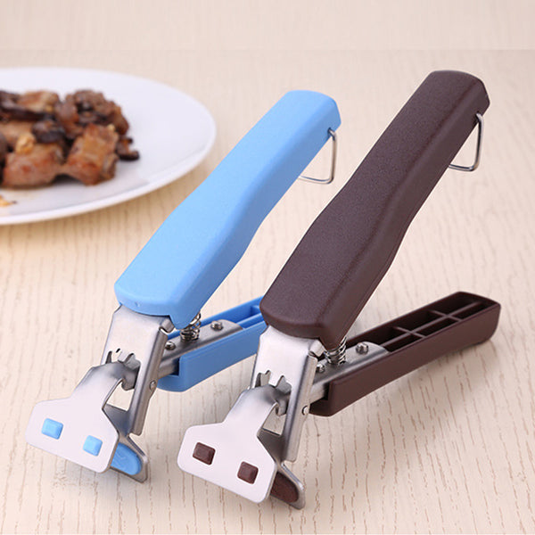 Stainless Steel Kitchen Oven Microwave Plate Bowl Hand Claw Clip Gadgets Opener