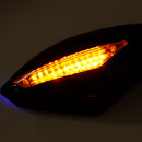 Motorcycle Blue LED Turn Signal Rear View Mirrors For Suzuki GSXR 600 750 1000 Hayabusa GSF Katana TL1000R Motorcycle