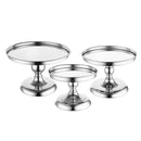 20/25/30CM Metal Cake Cupcake Food Stand Round Wedding Party Display Holder Decorations