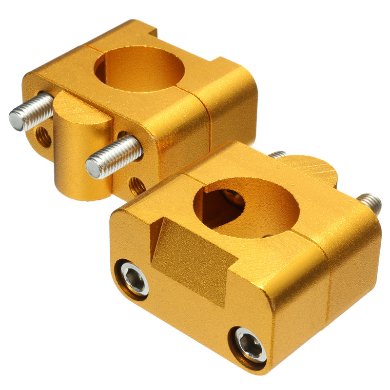 1 1/8" 28mm CNC Handlebar Fat Bar Riser Mount Clamp Adaptor for Pit Dirt Motorcycle