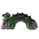 Aquarium Resin Bridge Landscape Pavilion Tree Fish Tank Ornament Decoration