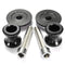 8MM Motorcycle Swing Arm Paddocks Stand Bobbins Sliders Spools For Suzuki