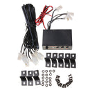 LED Car Grille Strobe Light Mini Police Emergency Warning Signal Flash Lamp 18W 12V Amber 4PCS