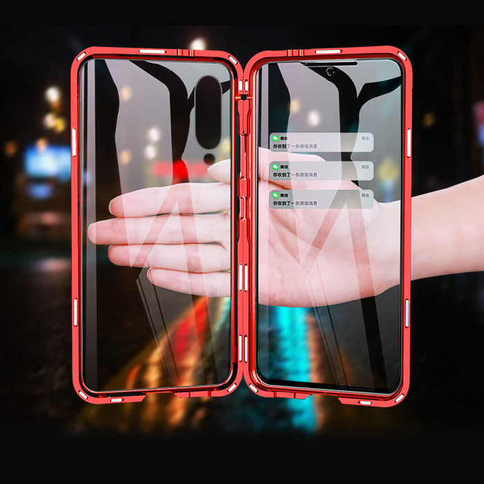 Bakeey 360 Front+Back Double-sided Full Body 9H Tempered Glass Metal Magnetic Adsorption Flip Protective Case For Xiaomi Mi 9 / Xiaomi Mi9 Transparent Edition