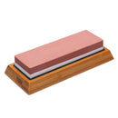 Double-sided Sharpen Stone Dual Whetstone Kitchen Grinding Tool with Stand