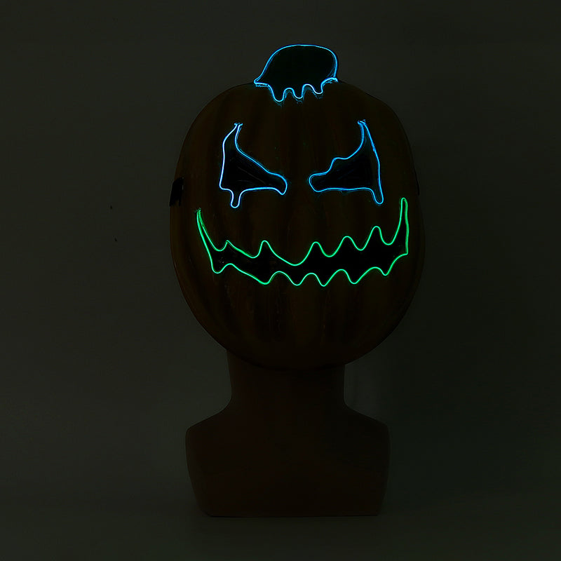 Halloween LED Light Mask Pumpkin Masks Carnival Night Cosplay Costume Prop Decor