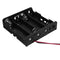 New Version DC 14.8V 4 Slot 4 Series 18650 Battery Holder Box Case With 2 Leads And Spring