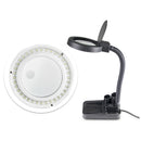 5X 10X Magnifying 36 LED Lamp Magnifier Light Large Glass Lens Desktop Stand