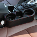 Multi-functional PU Leather Car Seat Crevice Storage Box Seat Gap Organizer Drink Cup Holder