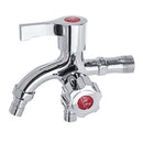 1/2 Inch Washing Machine Faucet Sink Connector Hose Tap Garden 2 Outlet With Control